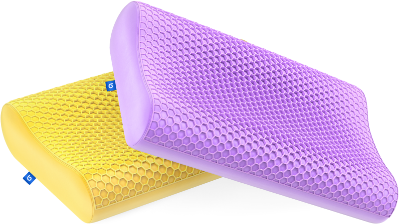 Подушка Blue Sleep Wave с чехлом из TPE